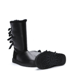 Угги Bailey Bow Tall Metallic Black