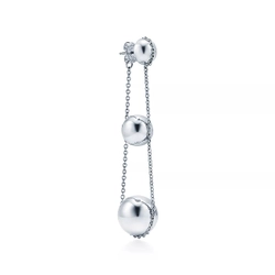 Серьги из серебра 925, Tiffany 💠 тройные капли 💦