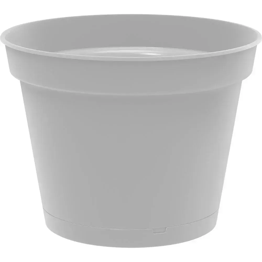 Горшок для цветов Mint D240мм, 5л с поддоном (серый)