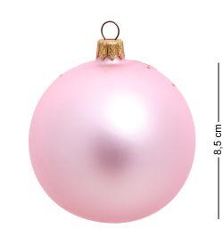 Элита НФШ-1046/1 Ел. украшение Шар «Влюбленные медвежата» розовый 85мм