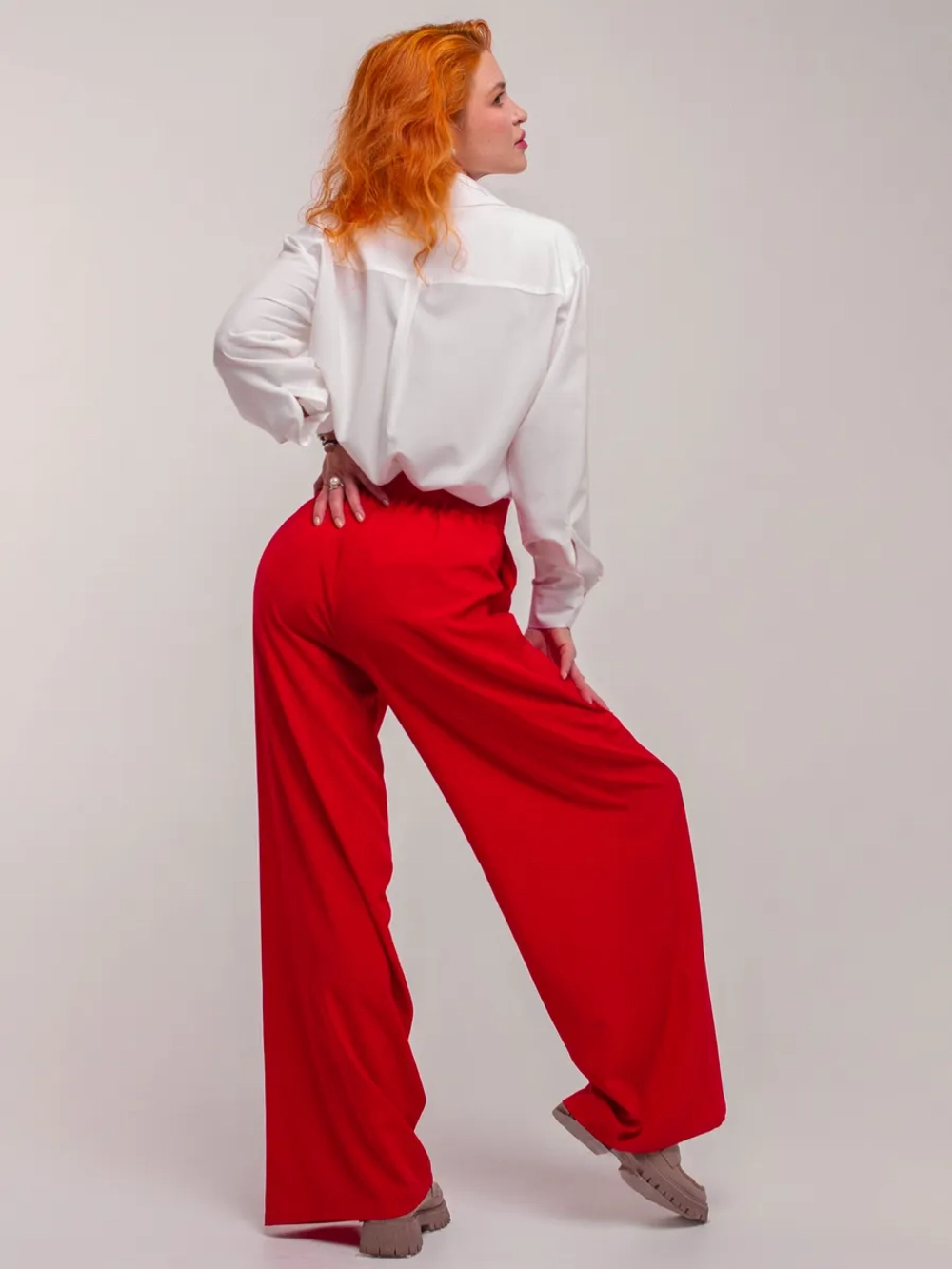 Брюки палаццо для стилистов устойчивые к порошку