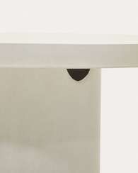 Стол Aiguablava, Ø120 см, белый цемент