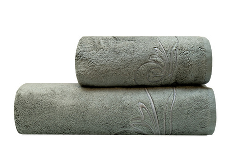 Полотенце 50х90 Garda Decor Лирика зеленое