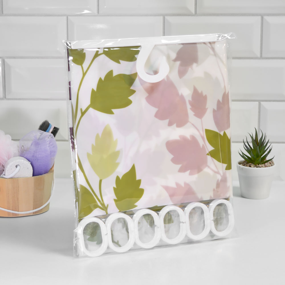 Штора для ванной 180*180см, PEVA