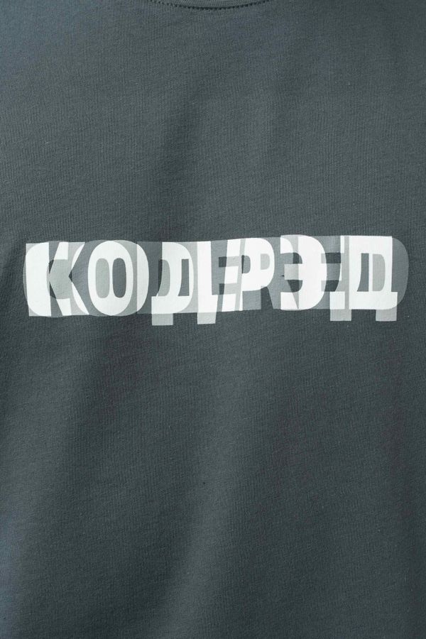 Футболка Regular Greyscale дымчатая - фото 3