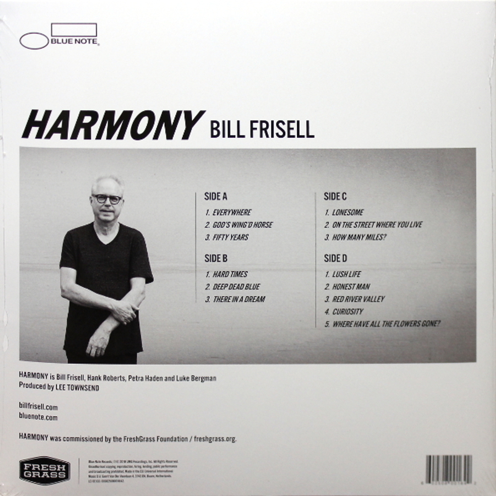 Bill Frisell, Petra Haden, Hank Roberts, Luke Bergman / Harmony (2LP)