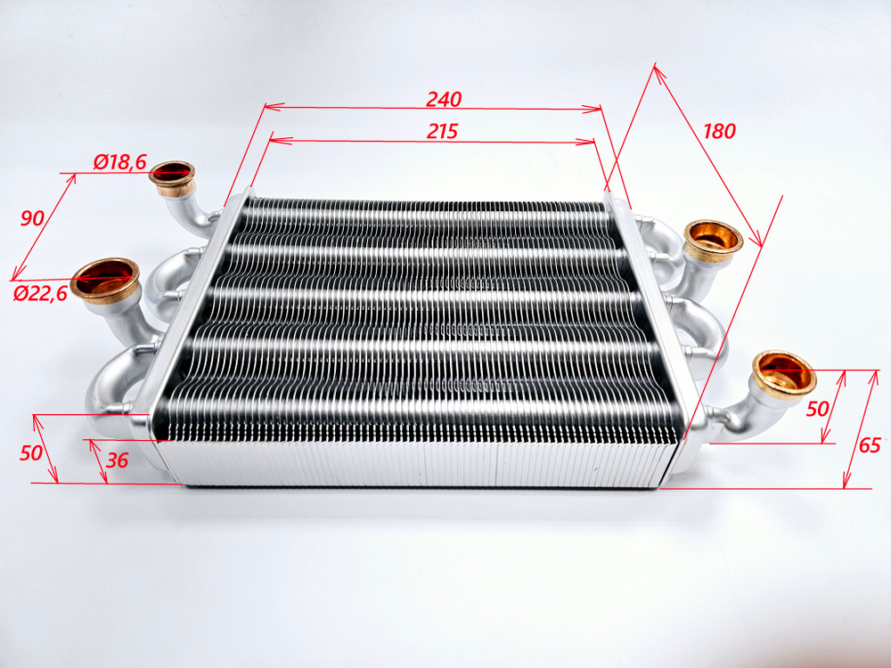 Теплообменник битермический PROTHERM Леопард 24 MTM-CC/1 (H-RU) (арт. 0020119543)