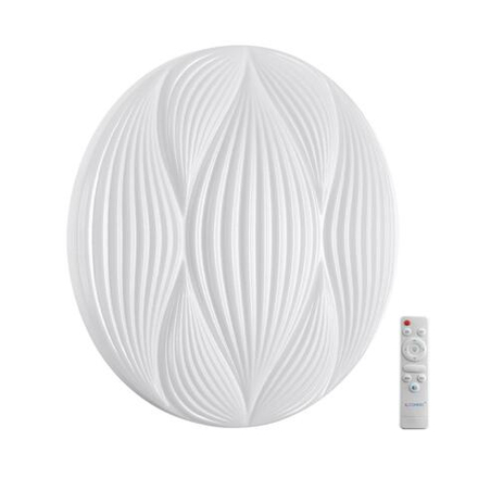 7686/DL PALE SN 000 Светильник пластик/белый LED 48Вт 3000-6000К D380 IP43 пульт ДУ HIMAR