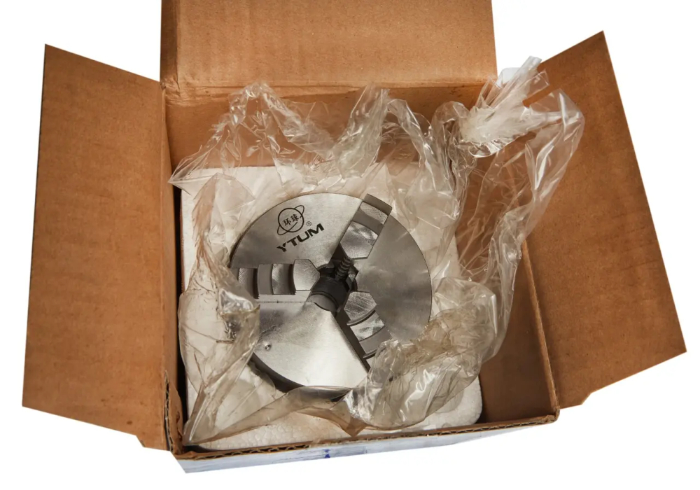 Токарный патрон К11-100 мм, трехкулачковый, самоцентрирующийся