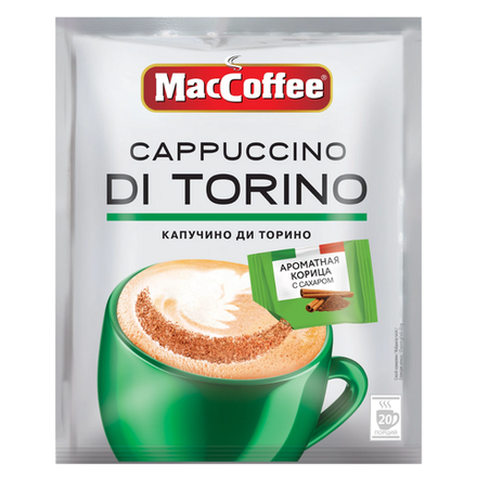 Кофе MacCoffee Cappuccino Di Torino корица 20 пак