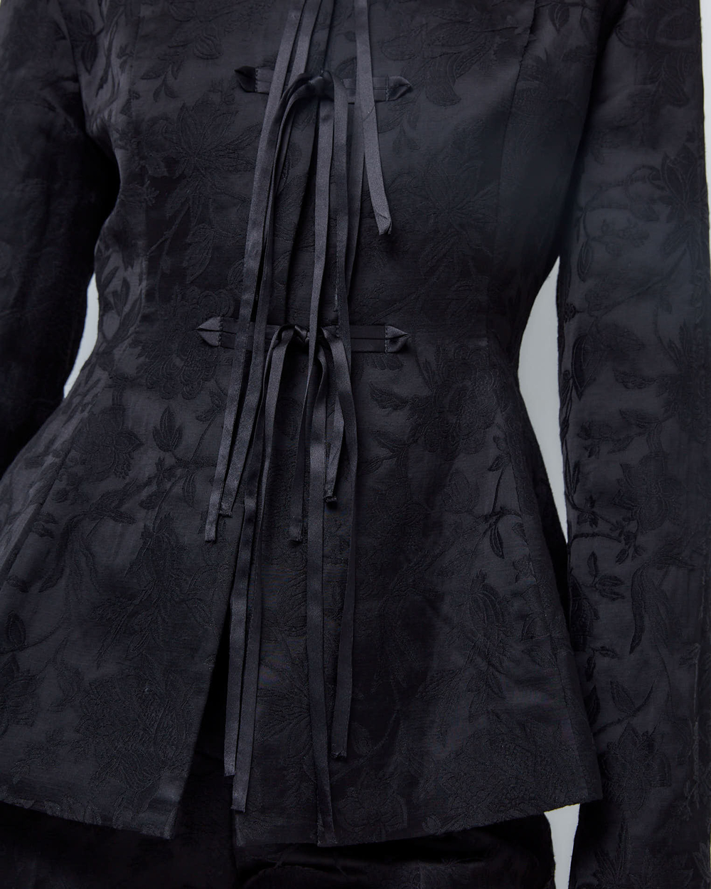 Жакет из жаккардовой вискозы Гуччи черный