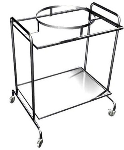 Столик-тележка для больничных отходов СИ-2-01 (БО)