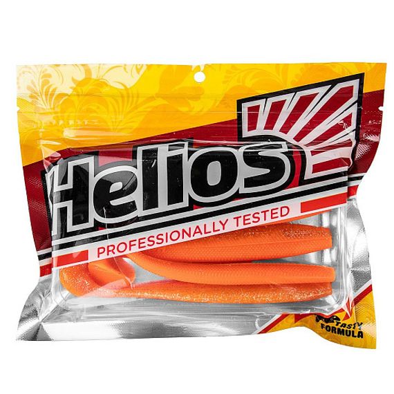 Виброхвост Trofey 5.5&#39;/14см Orange &amp; Sparkles 4шт. (HS-25-022) Helios