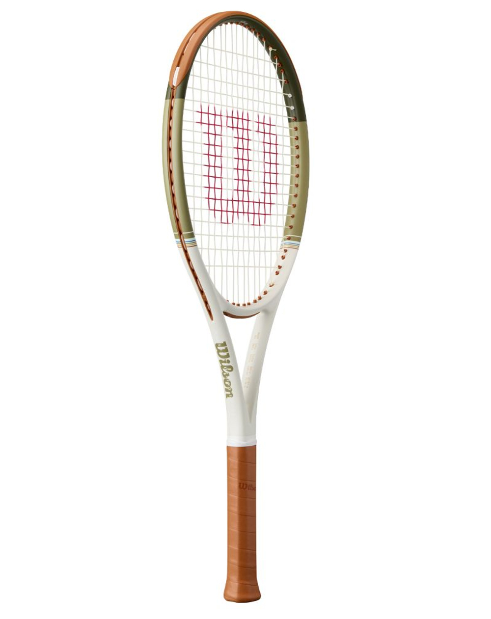 Теннисная ракетка Wilson Ultra 100 V5 Desert - brown/green/sand + Струны