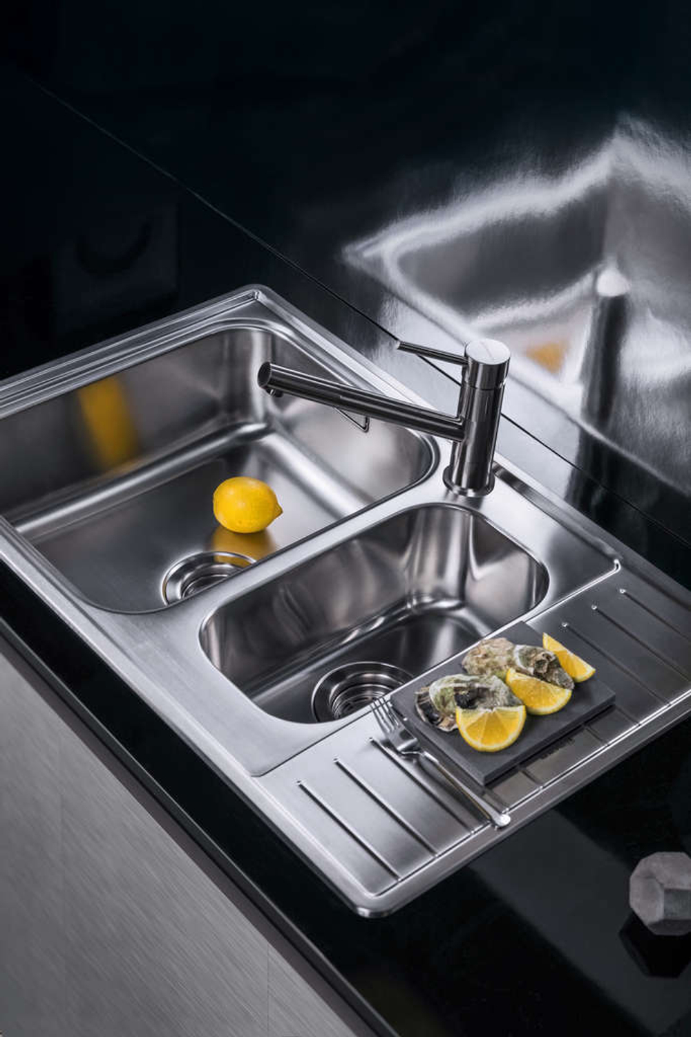 Мойка Omoikiri Sagami 79-2-IN нерж. сталь | Нержавеющая сталь