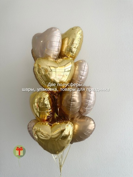 Фонтан из шаров Золото