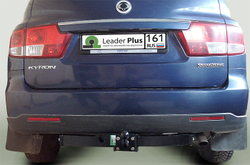 Фаркоп Лидер-Плюс для SSANG YONG REXTON 1 2003-2007 REXTON 2 2007- KYRON 2 (DJ) 2007-2015 с электрикой и сертифкатом в комплекте арт.(S205-F)