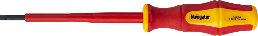 Отвёртка Navigator 93 428 NHT-Otd03-SL4-100 (диэлектрическая)