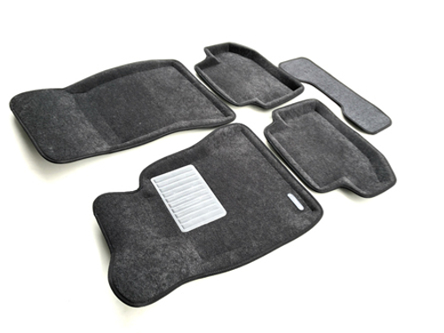 Коврики салона для BMW 5 (F10) (2014-2016) Euromat 3D Business серые. Арт. EMC3D-001218G