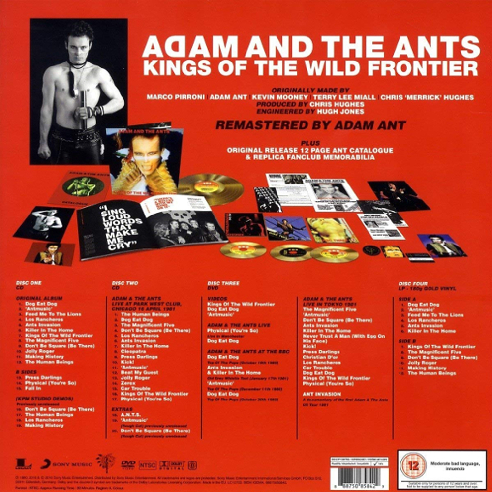 Adam And The Ants / Kings Of The Wild Frontier (Deluxe Edition)(LP+2CD+DVD)