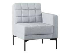 Секция с подлокотником одноместная левая Shoko SH-1P.01(L) ткань Romeo 13