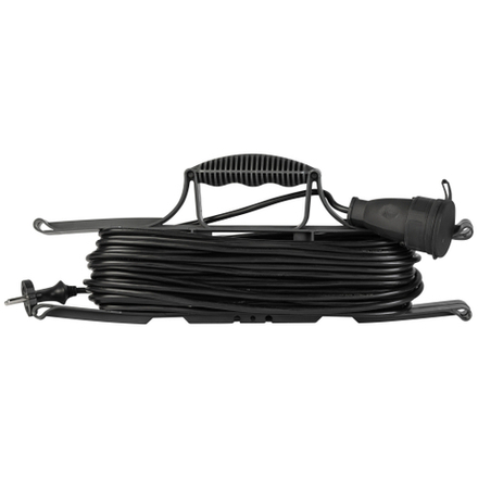 Удлинитель силовой ЭРА GREEN LINE FR-6-20m Greenline на рамке 1 розетка без заземления 20м ПВС 2x0.75мм2