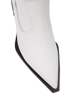 Женские удлинённые казаки из кожи