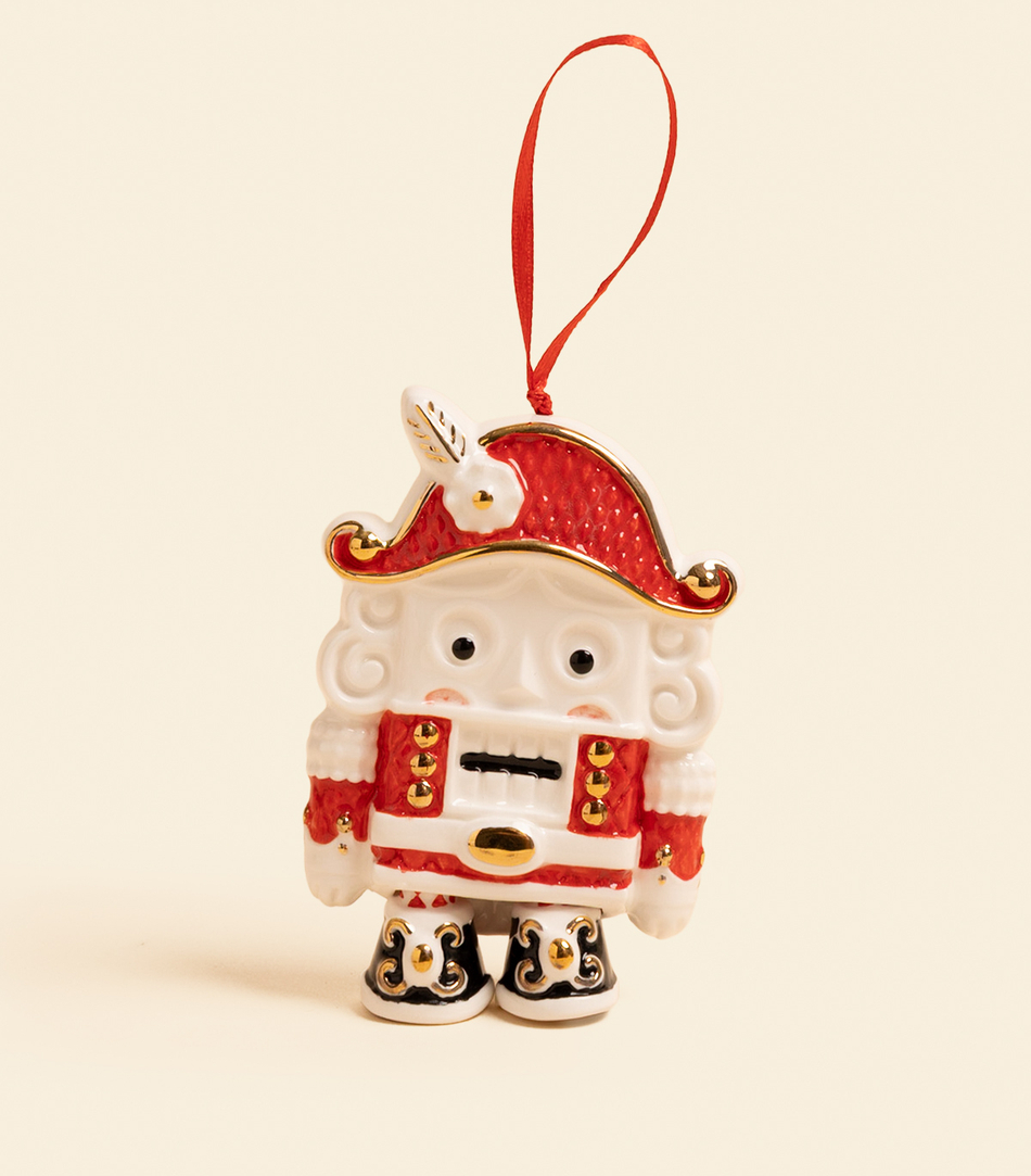 Елочная игрушка – Щелкунчик красный большой | Александра Маврина