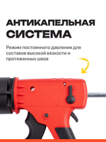 Пистолет для герметика скелетный KLF Grand 310 мл