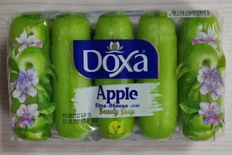 Туалетное мыло Doxa яблоко 5 шт по 55 грамм