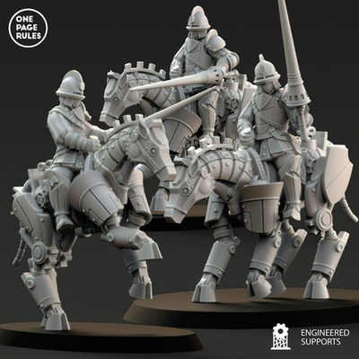 Vinci Guards Mount Lances