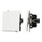 Механизм выключателя одноклавишный проходной SWT-TENDO-MKP1-SFPL-WH (230V, 10A) Arlight 054582