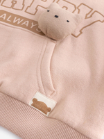 Толстовка и брюки в комплекте для девочки Next E54-927, Бежевый, Коричневый