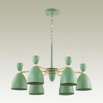 3785/6 MODERNI LN19 274 зеленый, золото Люстра E27 6*60W 220V GEMMA