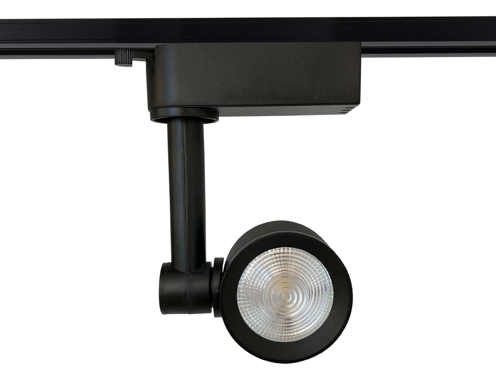 Трековый однофазный светодиодный светильник GL6392 BK черный LED 12W 4200K 24°
