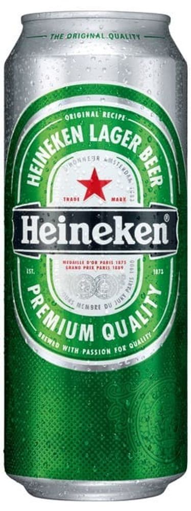 Пиво Хайнекен / Heineken 0.5 - банка