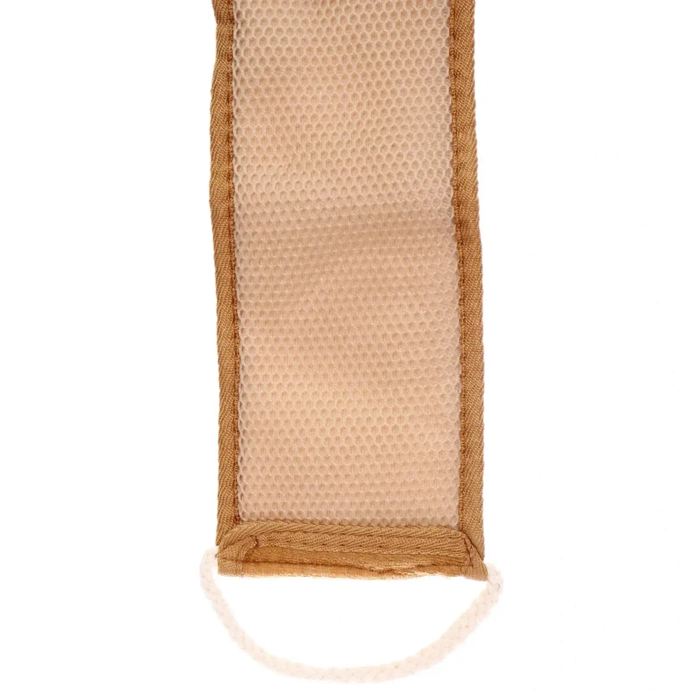 Мочалка для тела «ULTRAMARINE PRATO», комбинированная, цвет коричневый, 60*12см