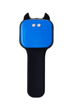 Вибростимулятор простаты с подогревом (Цвет: черный с синим)