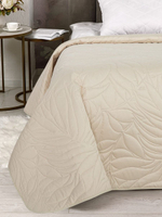 Покрывало на кровать, стеганое, поплин с размерами 215х220