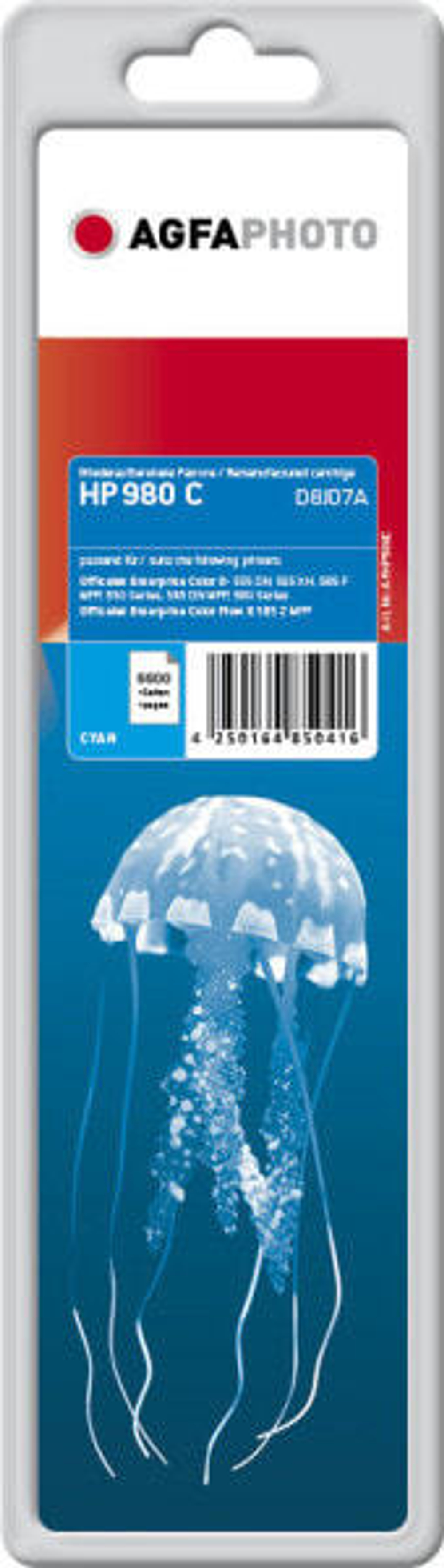 Картридж струйный голубой AgfaPhoto Holding GmbH APHP980C