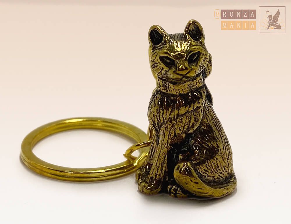 брелок Кошка с бантиком