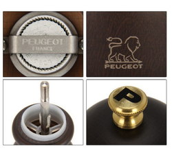 Мельница для соли 30 см Peugeot Paris темно-коричневая Франция механизм