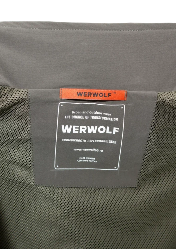 Куртка демисезонная SHARK LIGHT WERWOLF Софт-шелл на трикотаже, Темная олива