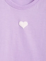 Платье оверсайз в сад с коротким рукавом