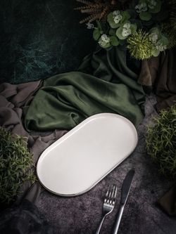 Блюдо овальное 28см CHOPIN PLATINUM