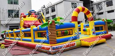 Надувной батут "Тропикана макси" 15*7*6 м