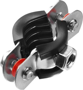 ЗУБР 3/8″, цинк, 10 шт, трубный хомут с гайкой (37850-15-19)