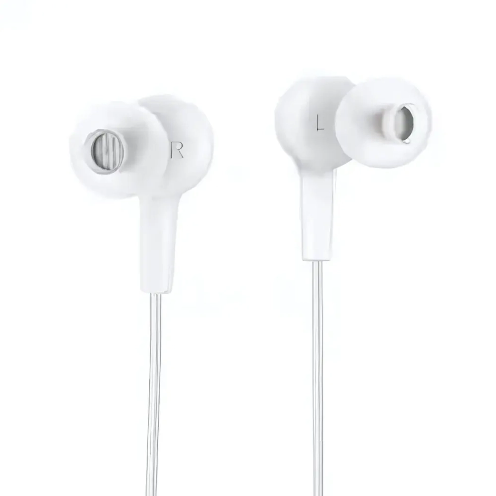 Гарнитура HOCO M78, вакуумные, разъем Jack, кабель 1.2 м White