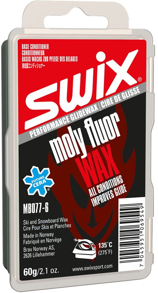 SWIX MB077-6 MB77 Moly Fluor парафин молибден с фтором 60 гр