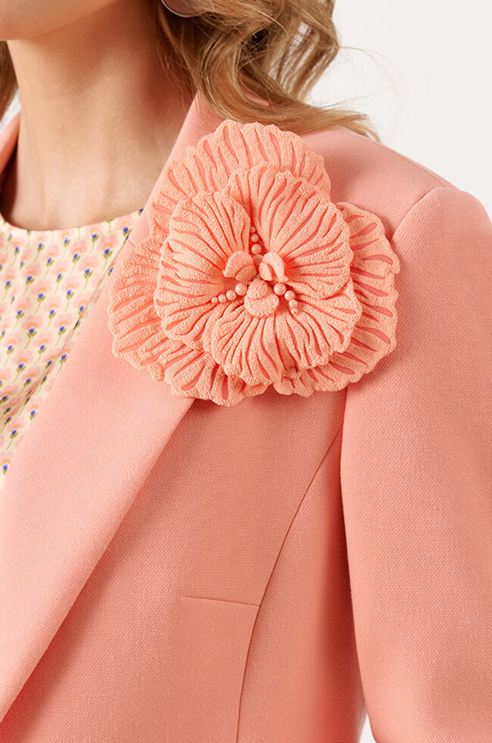 1873 Жакет женский (персиковый)